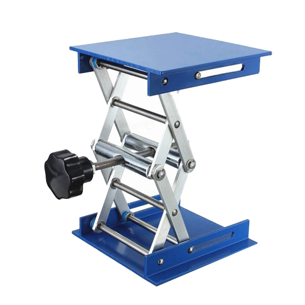 Aluminum Alloy Manual Control Support Stand Adjustable Scissor Rack Experiment Tool Woodworking Laboratory Lifting Platform | Инструменты