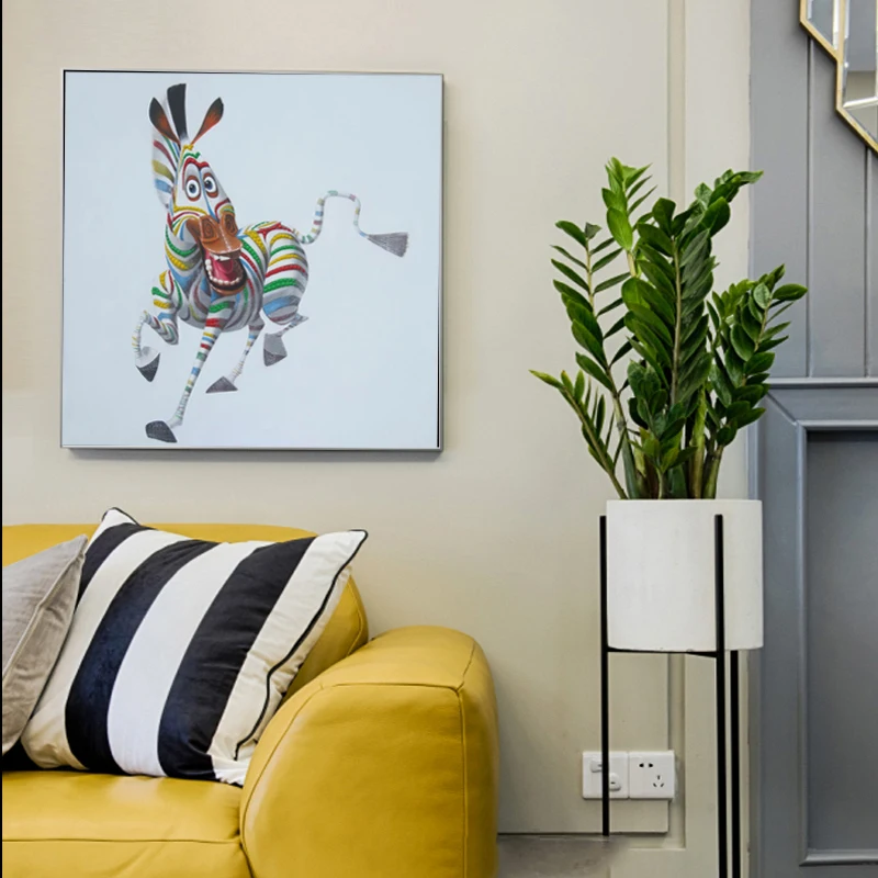 Абстрактная Современная животная художественная живопись на холсте плакат и