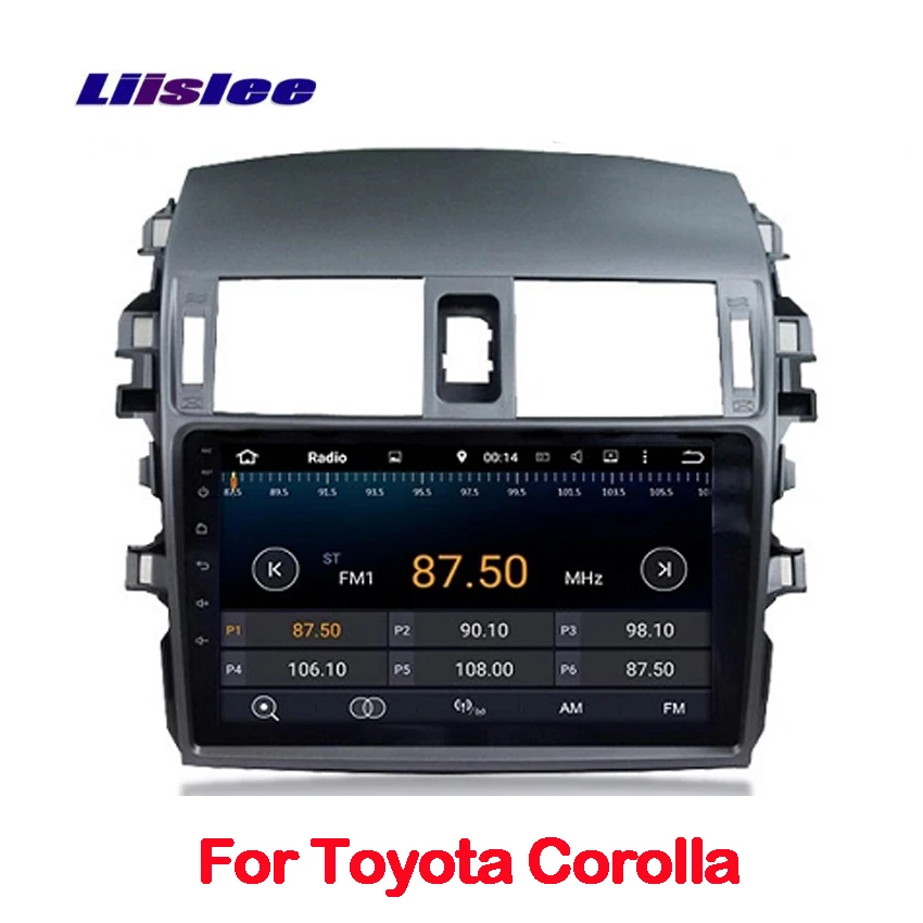 Автомобильный Android для Toyota Corolla навигатор GPS большой экран Авто Радио стерео