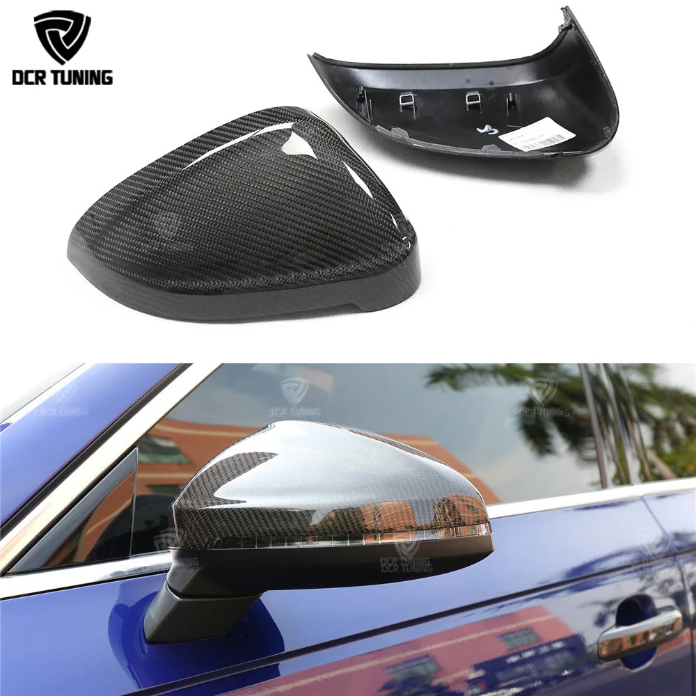 Крышка зеркала заднего вида из углеродного волокна для Audi B9 A4 S4 A5 S5 2016 UP