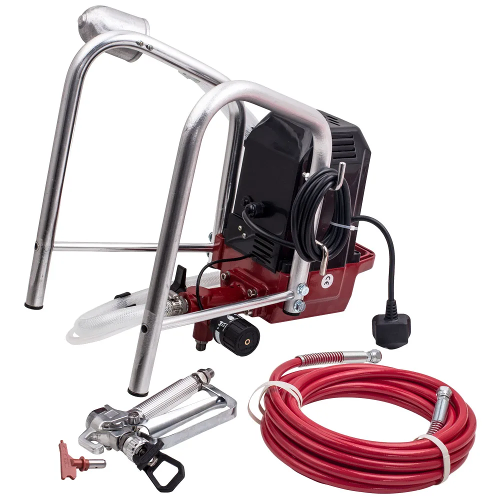 

7.5mhp COMMERCIAL ELECTRIC AIRLESS AIR INTERIOR WALL PAINT SPRAYER SPRAY GUN KIT