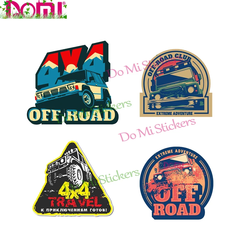 

DOMI Off Road Club Funny Car Stickers Vinyl Waterproof Occlusion Scratch Suitable for GTR EVO SX JDM Van Bike Offroad Meterial