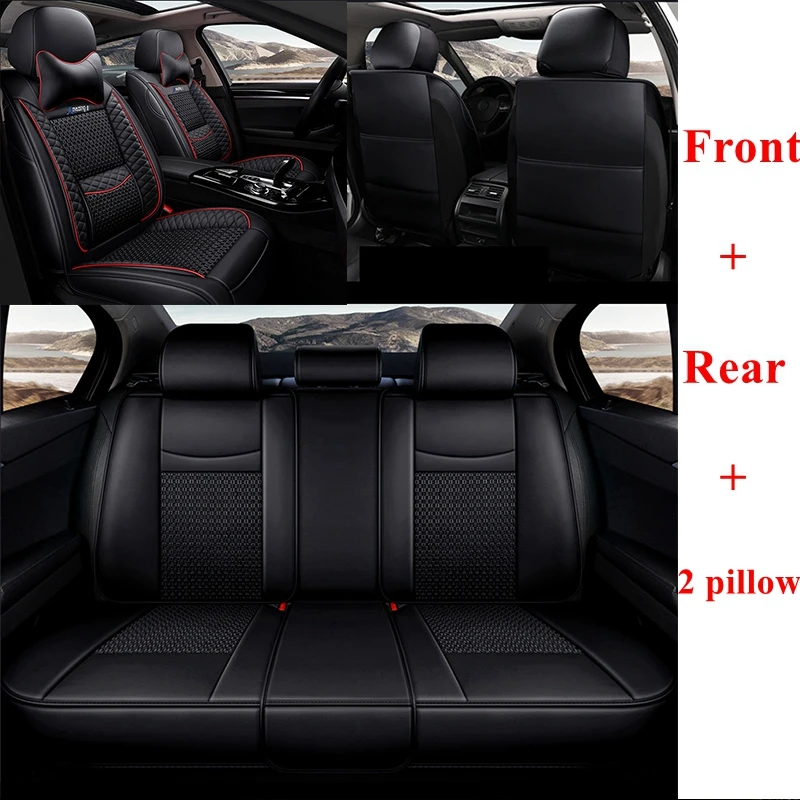black luxury Автомобильный чехол для Toyota corolla chr rav4 Auris Yaris hilux Honda подходит для Civic Suzuki grand vitara Свифт vitara автомобильные аксессуары - Название цвета: black luxury