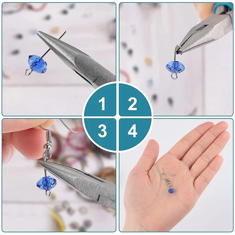 

Jewelry Making Supplies Kit with Jewelry Tools Jewelry Wires for Jewelry Repair Beading Bracelets Earrings DIY Handmade