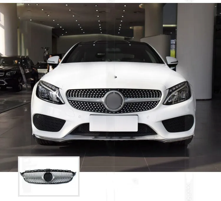Решетка решетчатая для Mercedes Benz W205 New C class C200 C220d C250 C260 C400 c180 C450|Гоночные решетки| |