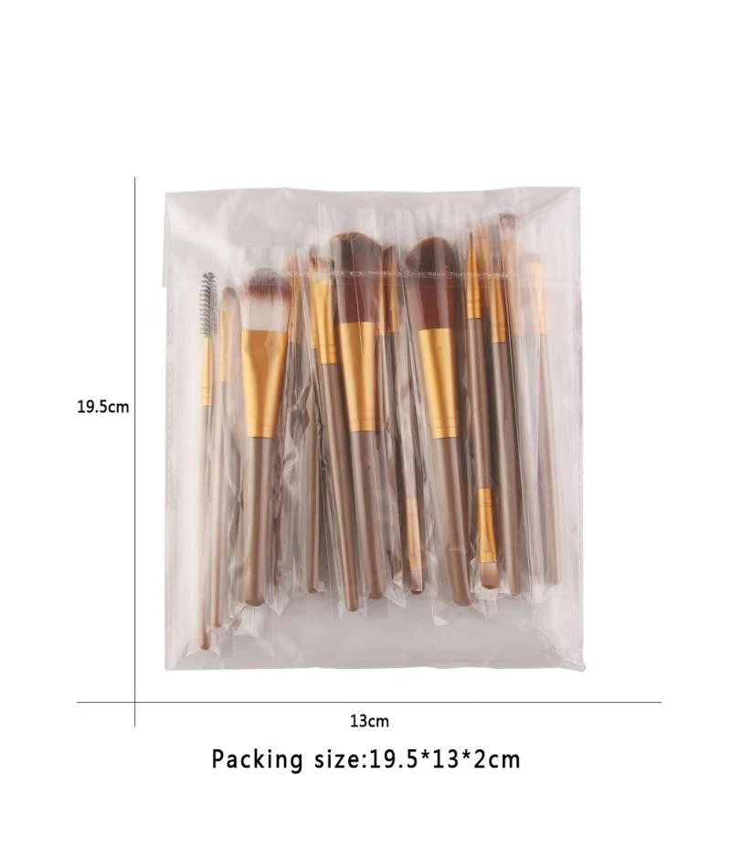

Hot Sale 18 Pcs Scalloped Makeup Brush Set Eyeshadow Liquid Foundation Blush Eyeliner Lip Brush Mixed Beauty Tools
