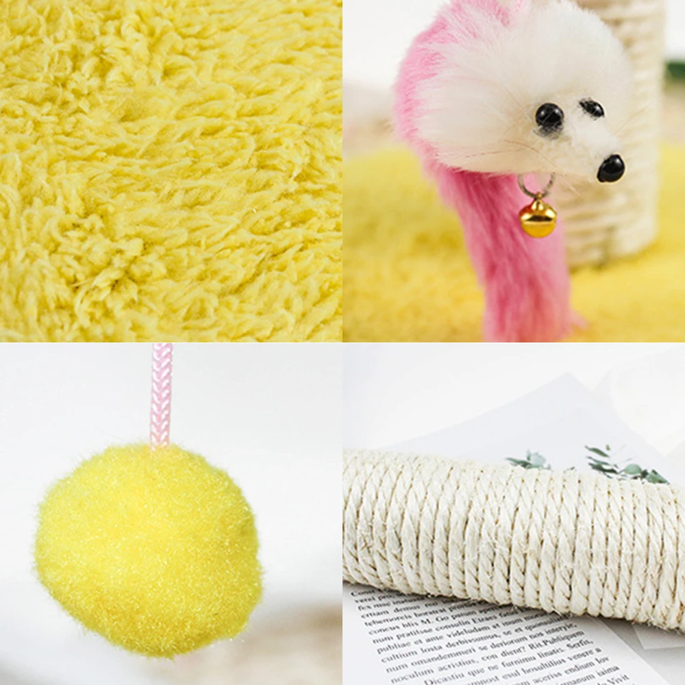 Кошка игрушка кошка когтеточка котенок прыжки платформа случайный цвет | Дом и