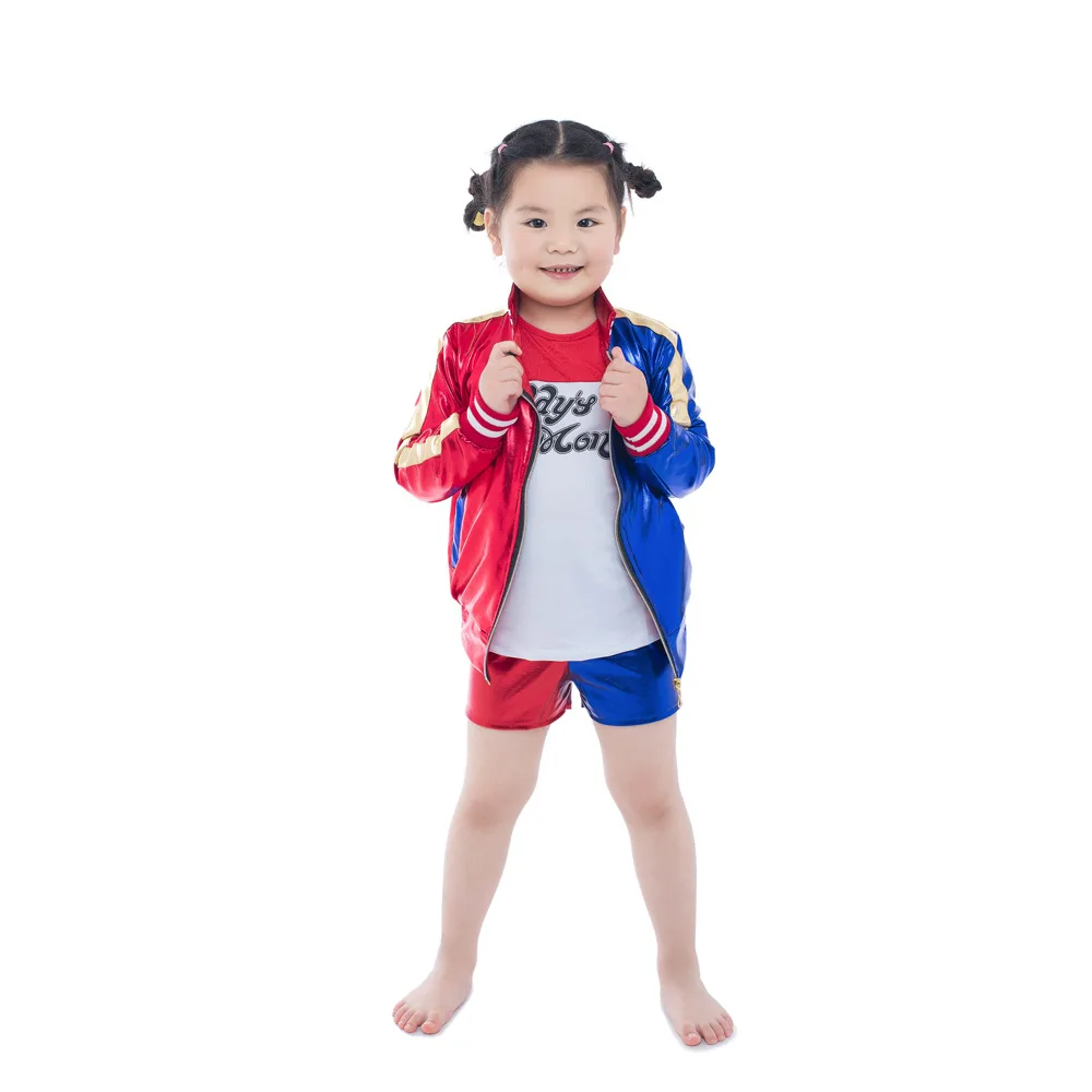 Костюм для косплея самоубийц футболка жакет штаны браслет пояс ожерелье