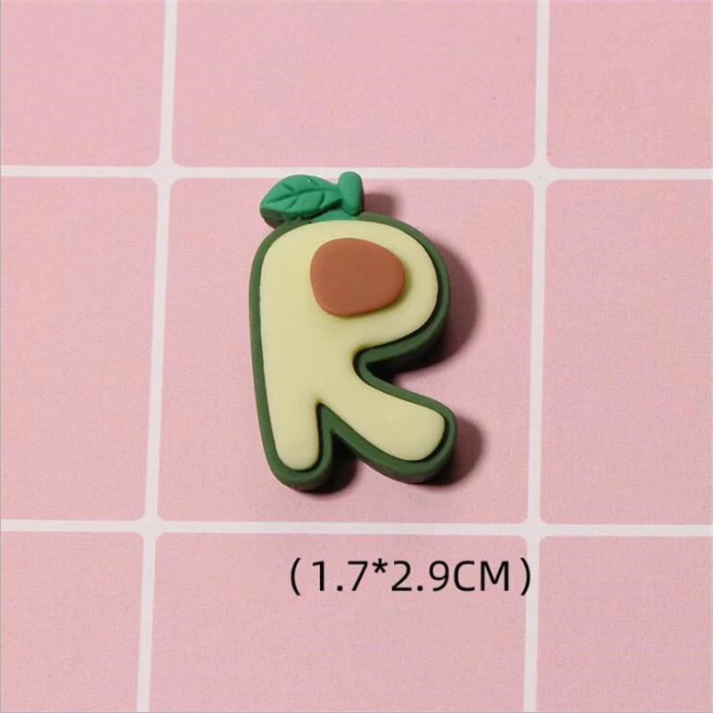 

Sansango 10Pcs Resin Lovely Mixed Fruit Letter Flatback Cabochon Scrapbook Kawaii DIY Jewelry Embellishments Accessories