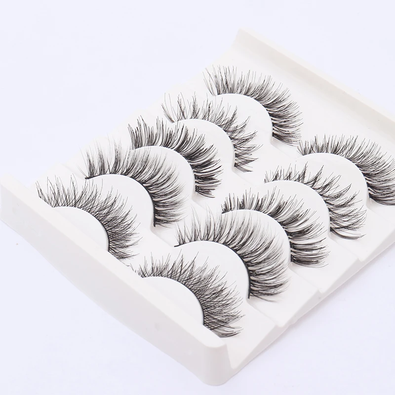 25 пар 3D Искусственные норковые Накладные ресницы ручной работы роскошный