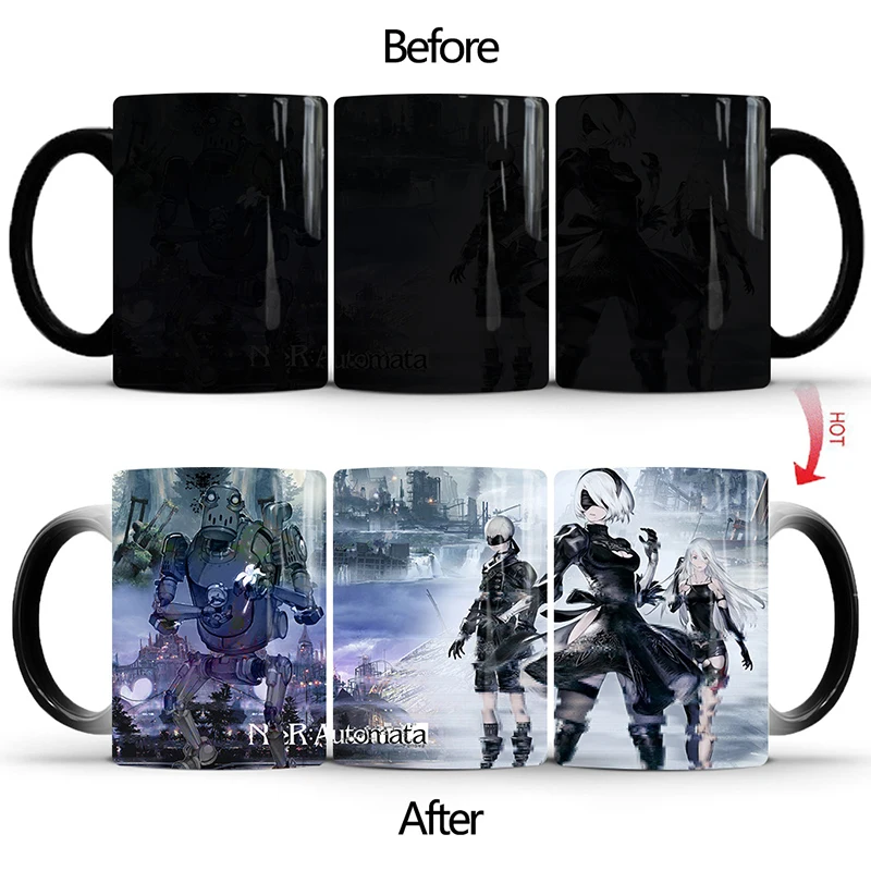 

1 шт., Термочувствительная кружка для кофе, 350 мл