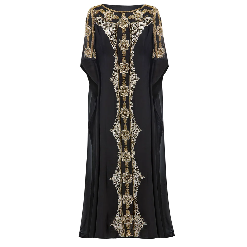 Мусульманское платье для женщин Новинка модное свободное шифоновое Дубай