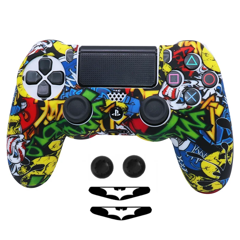 Мягкий силиконовый чехол для Sony Playstation 4 контроллера PS4 Dual shok аксессуары геймпада