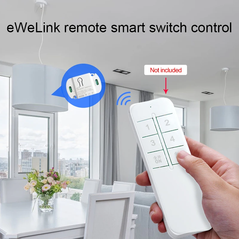 Умный мини-выключатель eWeLink с поддержкой Wi-Fi Bluetooth и 2 4 ГГц | Строительство ремонт