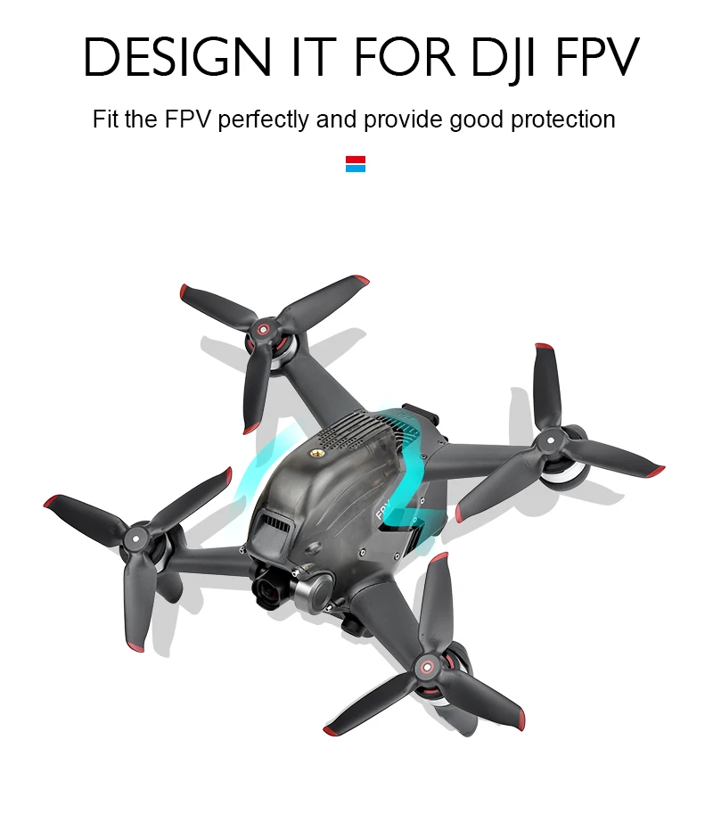 

For DJI FPV Special Aircraft Transparent Case Top Shell Drone Accessories