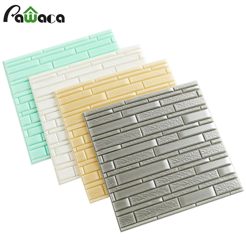 3D стерео кирпичная стена стикер потолочные обои самоклеющиеся