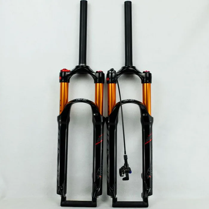 Пневматическая вилка Pasak Mtb 2" 27,5" 2" Золотая трубка 1 1/8" подвесная линия для горного велосипеда с дистанционным управлением RL HL