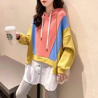 2021 new fashion large big add size loose long sleeve women clothing tops autumn outfits hoody ladies female oversized hoodies
