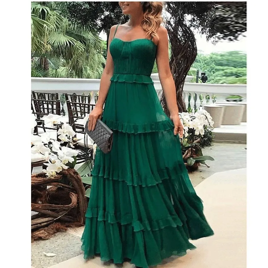 Boho Off-Shoulder Party Beach Sundress Spaghetti Long Dresses Summer Women Vestido Dresses
