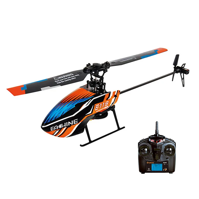 E119 2 4G 4CH 6 осевой безходный 8520 безсердечный главный двигатель RC вертолет RTF