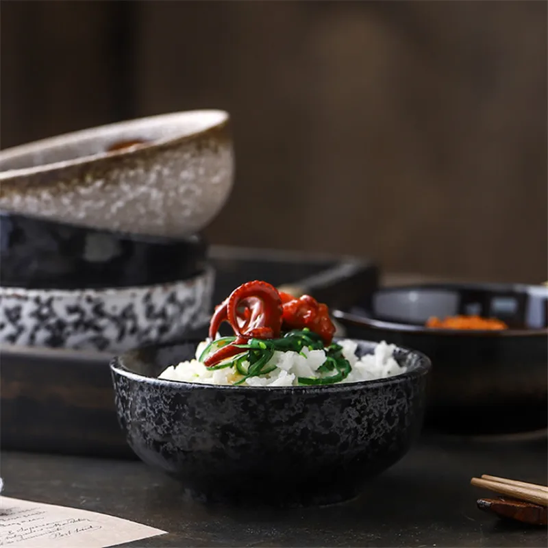Столовая чаша для суши в японском стиле 4 5 дюйма керамическая риса ретро бытовая