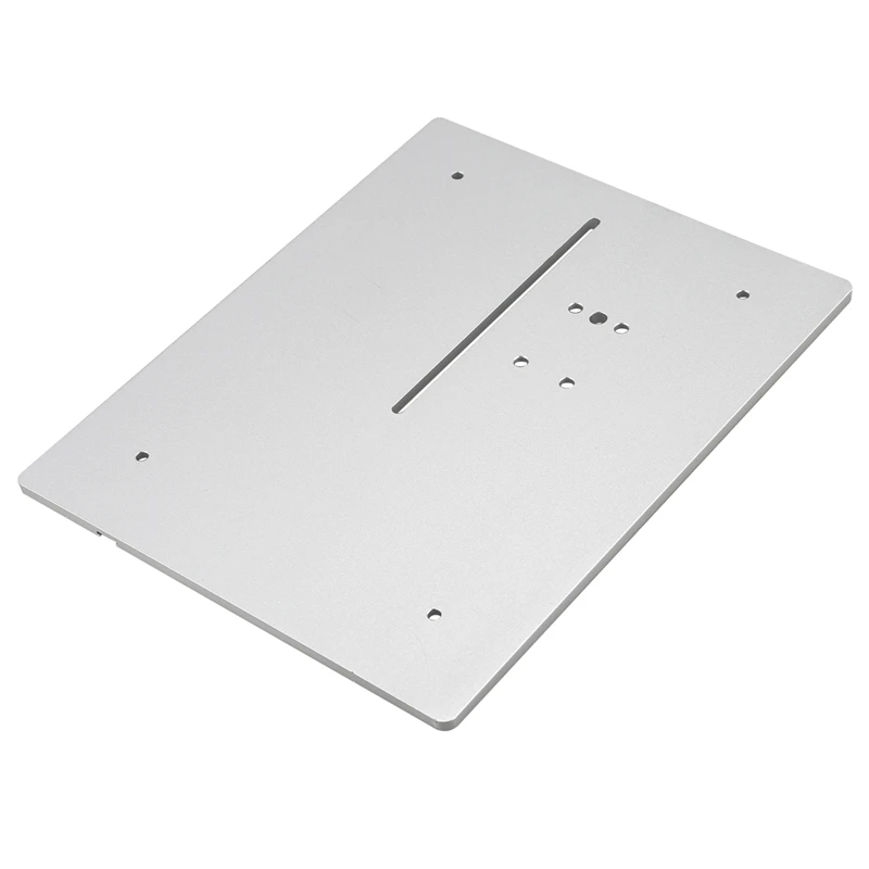 Silver Circular Mini Table Saw Panel Pedal DIY Woodworking Machines Mat with Scale | Инструменты