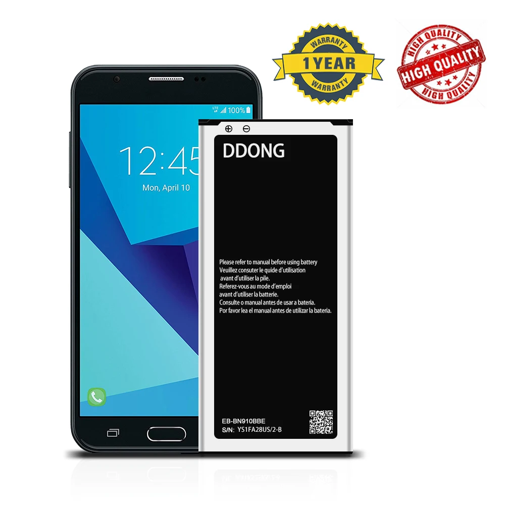 EB-BN910BBE для samsung GALAXY note 4 N910A N910U N910F N910H 3220mAh аккумулятор | Мобильные телефоны и