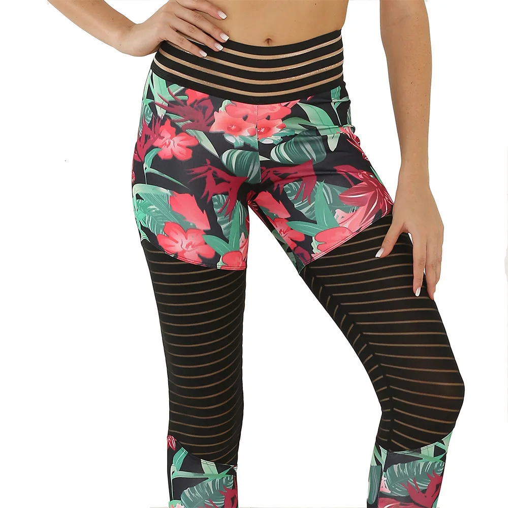 Маленькие дрожащие лосины для фитнеса с принтом пэчворк Бодибилдинг Брюки