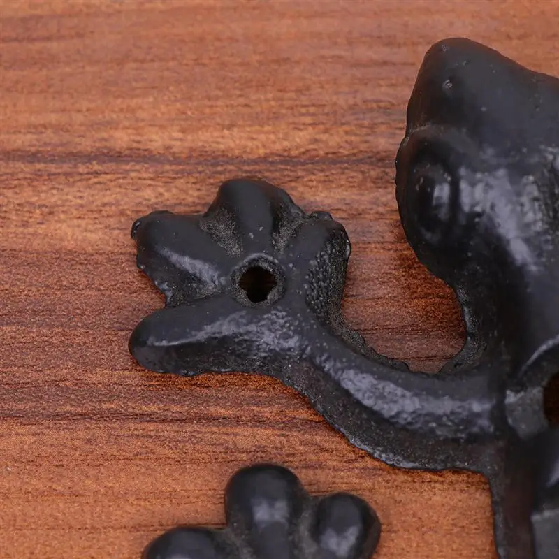 1 шт. креативный крючок геккон причудливый для одежды настенная вешалка Железный