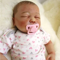 55cm super real silicone reborn baby doll stuffed body newborn babies amazing painting bebe reborn toys gift