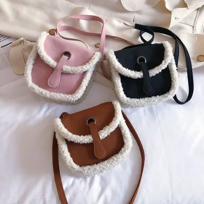 2019 новые женские матовые Наплечная Сумка из искусственного меха Сумки