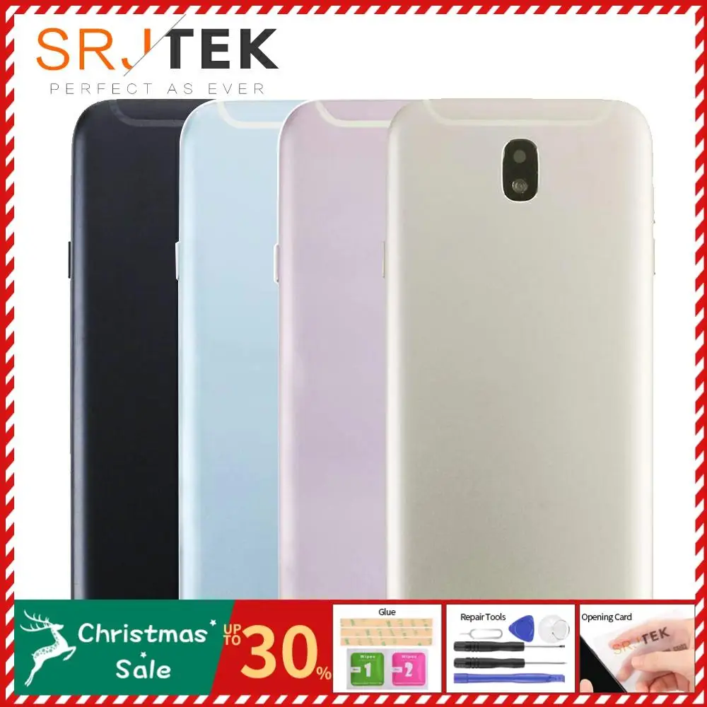 J730 Корпус задняя крышка чехол для Samsung Galaxy J7 J730 J7 pro батарея задняя дверца-крышка