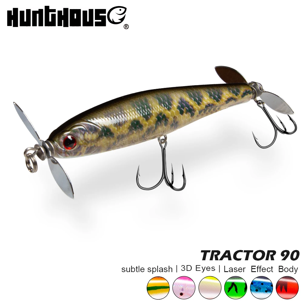 Приманка жесткая для ловли окуня Hunthouse prop искусственная приманка 90 мм 14 5