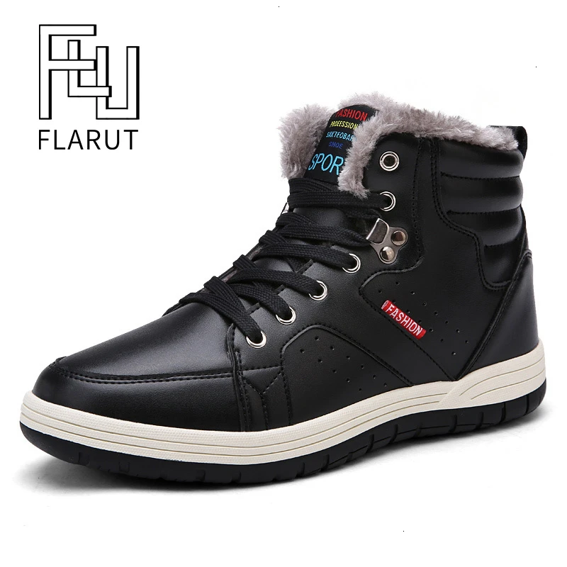 FLARUT/Мужская зимняя обувь Водонепроницаемые Нескользящие мужские уличные