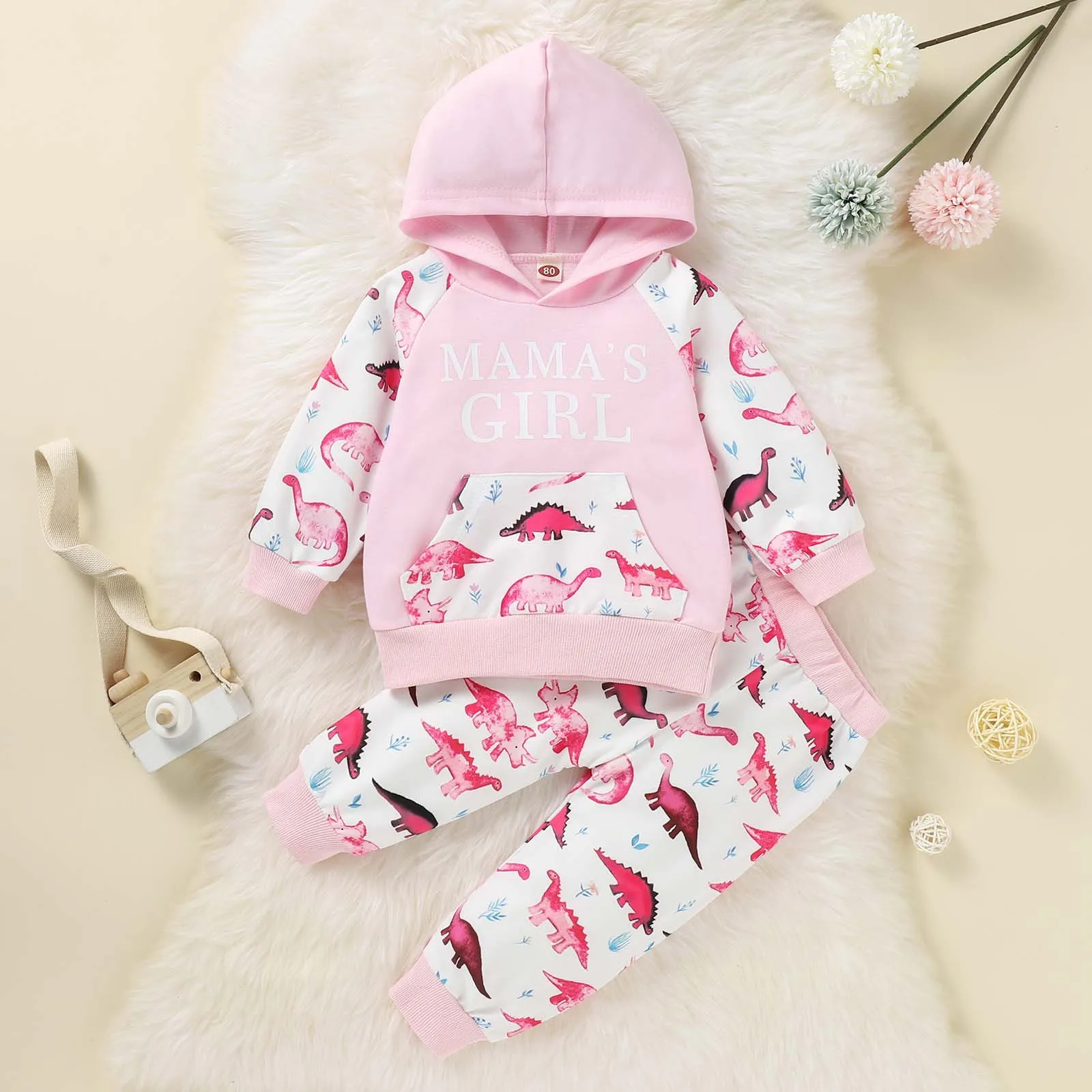 

3 шт., брюки с капюшоном для новорожденных девочек