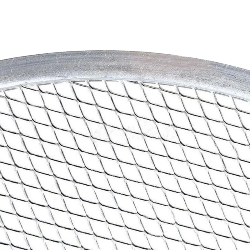

6-14inch Seamless Aluminum Pizza Screen Baking Tray Metal Net Bakeware Non-stick Baking Tray DIY Pizza Tools1