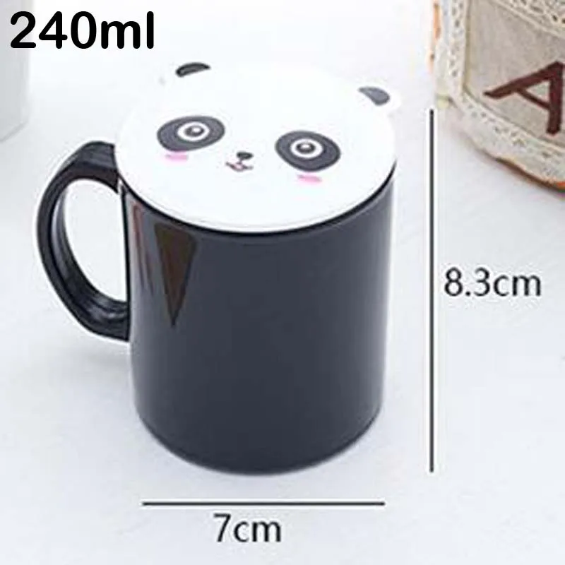 240 мл креативная мультяшная кружка с животными медведями обезьянами лягушками