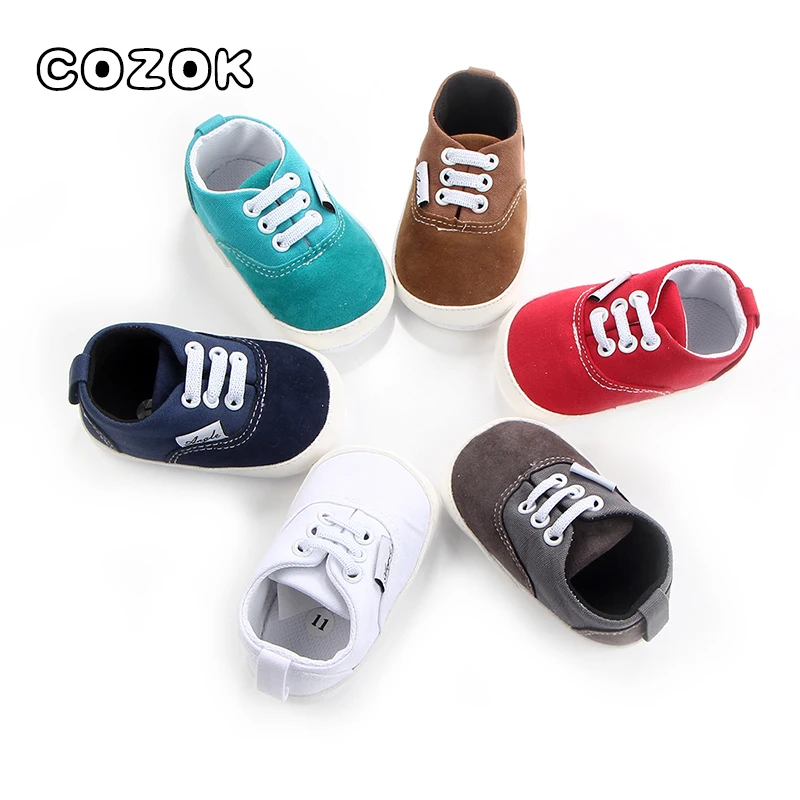 

COZOK Baby Shoes Soft Sole Boys Casual Shoes New Fall 2021 Children's Canvas Shoes Kids Girls Girls Walking Shoes Toddler