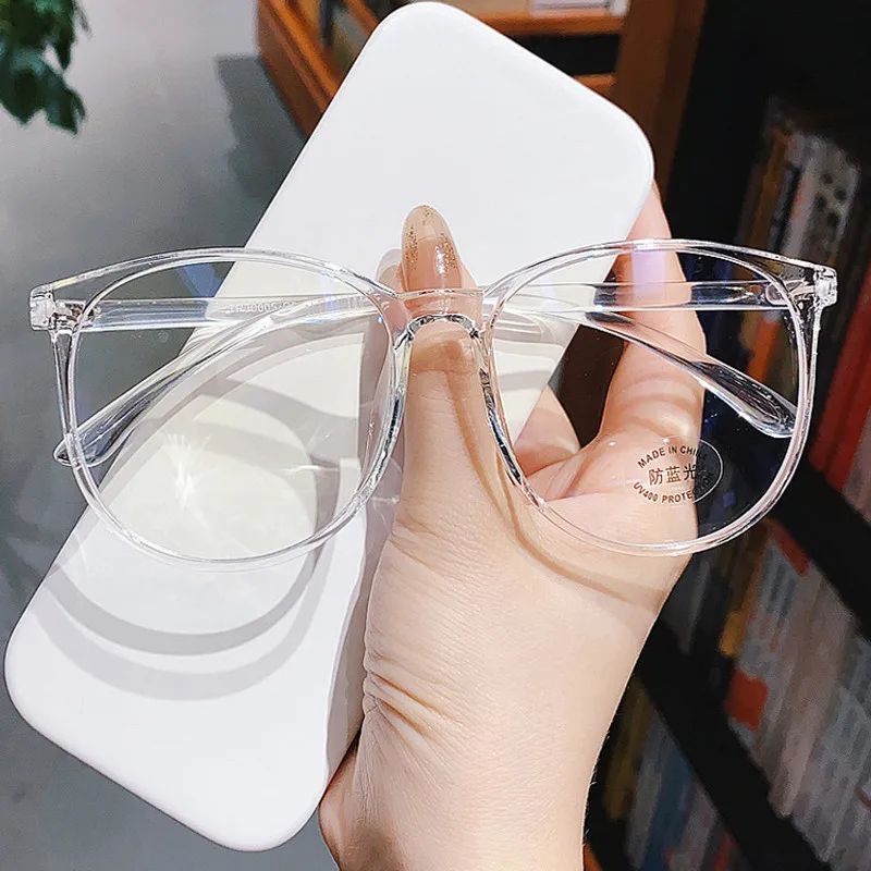 

Zilead Transparent Computer Glasses Frame Women Men Anti Blue Light Round Eyewear Blocking Glasses Optical Spectacle Eyeglass