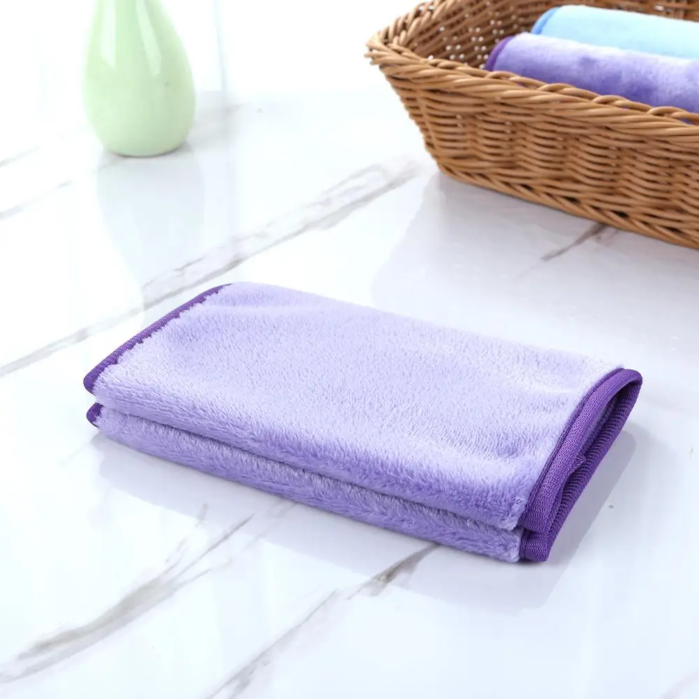 

Microfiber Facial Cloth Pad Reusable Makeup Remover Cleansing Face Wash Towel Delicate Exquisite Soft Comfortable Feel