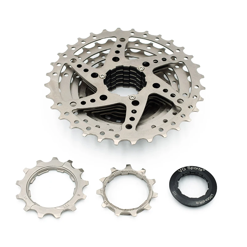 Спортивная велосипедная кассета VG для горного велосипеда 8 скоростей 11 32T