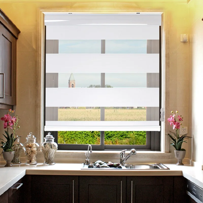 100% затемненные рулонные шторы с медленным подъемом система циркуляции шаров