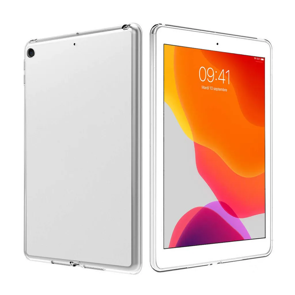 Ouhaobin чехол для планшета ipad 10 2 дюймов 2019 Ультра Прозрачный Мягкий Силиконовый ТПУ