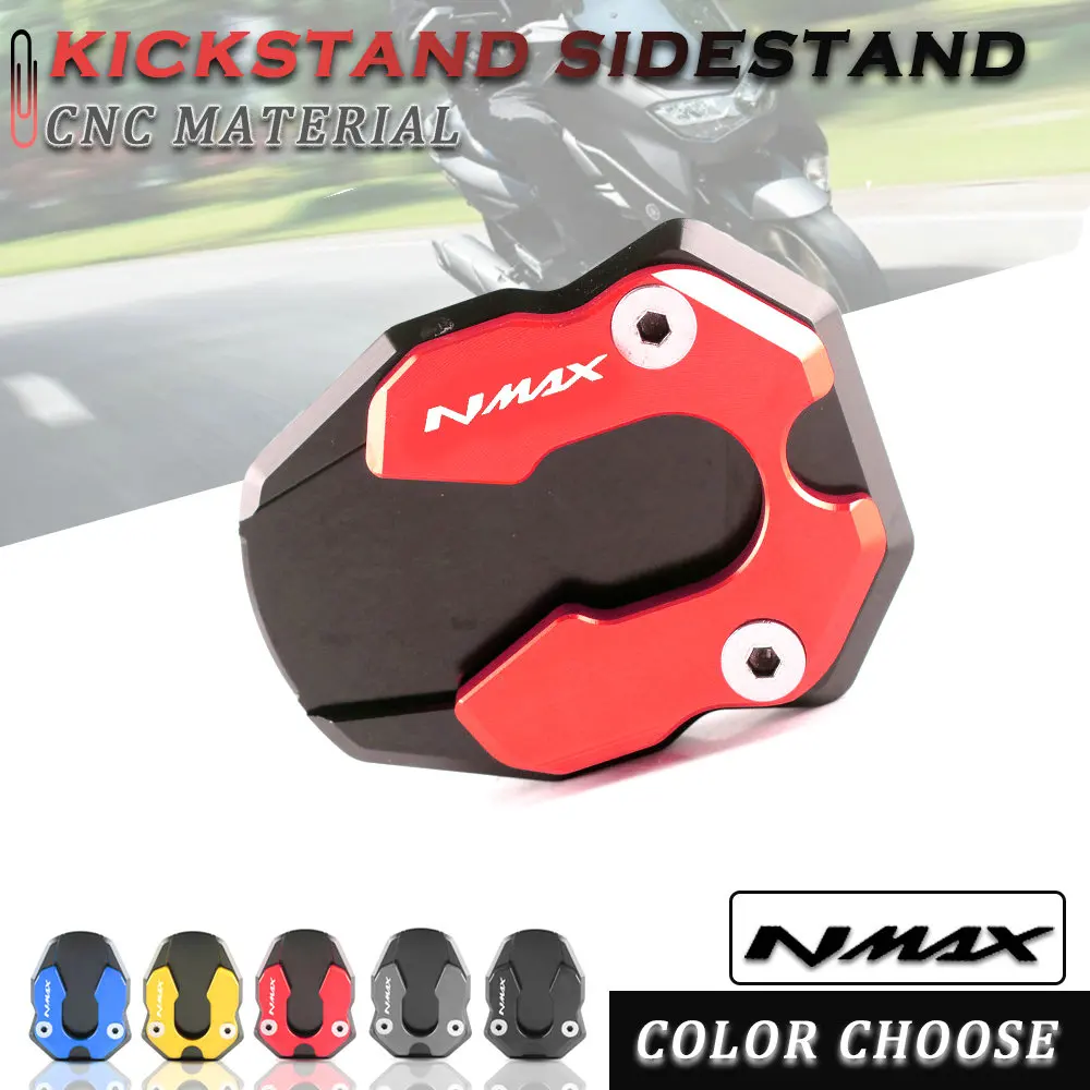 

Motorcycle Accessories Kickstand Sidestand Stand Extension Enlarger Pad for YAMAHA NMAX N-MAX 155 125 NMAX155 2015-2019