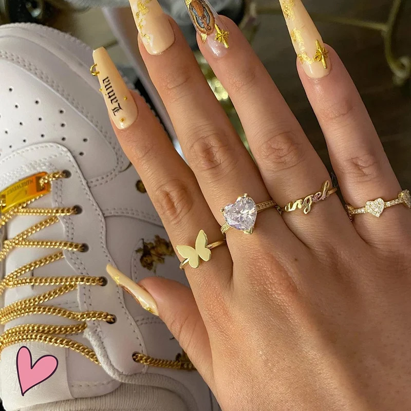 

Simple Heart Ring For Women Female Cute Finger Rings Romantic Birthday Best Gifts For Girlfriend Fashion Zircon Stone Jewelry