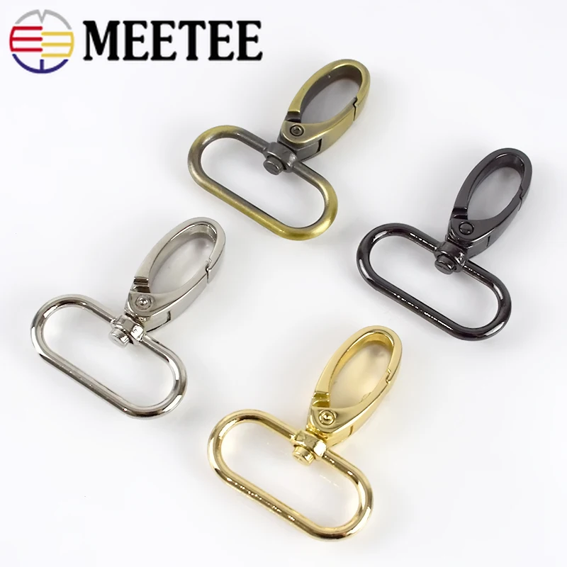 4/10/20 шт Meetee 32 мм металлические сумки с пряжкой на ремешке застежка лобстер крючок