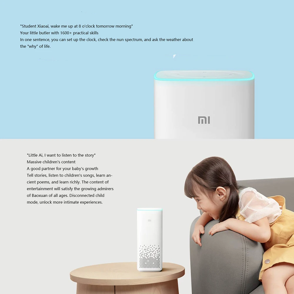 

Xiaomi AI Speaker 2 Gen Bluetooth-compatible WiFi Voice Remote Control Artificial Intelligent Speaker Smart Music Player