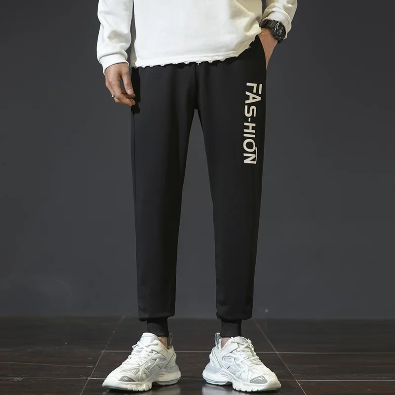 

Men's Pencil Pants Men 2021 Spring New Streetwear Casual Trousers Sweatpants Fashion Black Joggers Sport Trousers Pants For Men