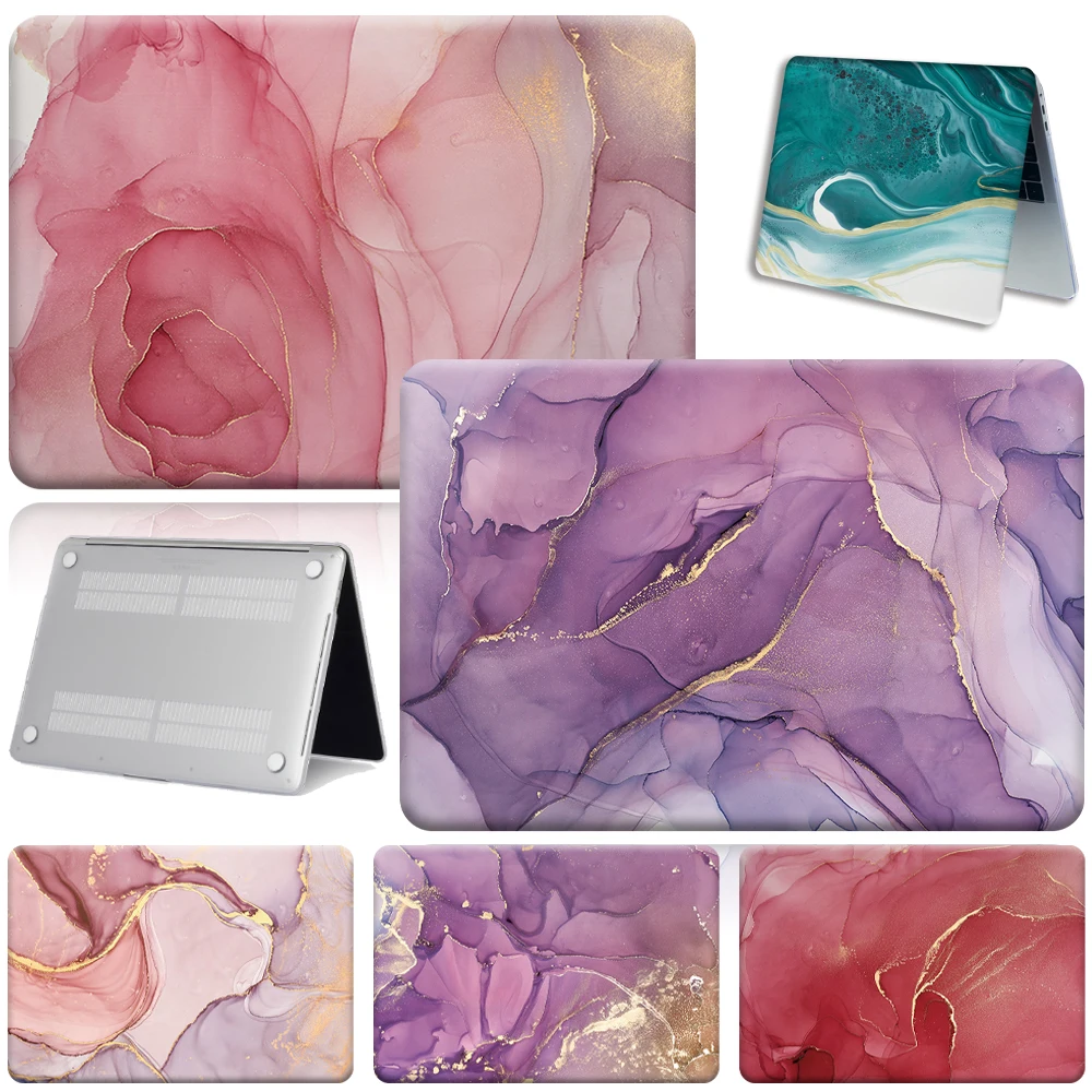 

for Apple MacBook Air Pro Retina 11 / 12 / 13 / 15 / 16 Painted Laptop Plastic Lightweight Shell Cover Case