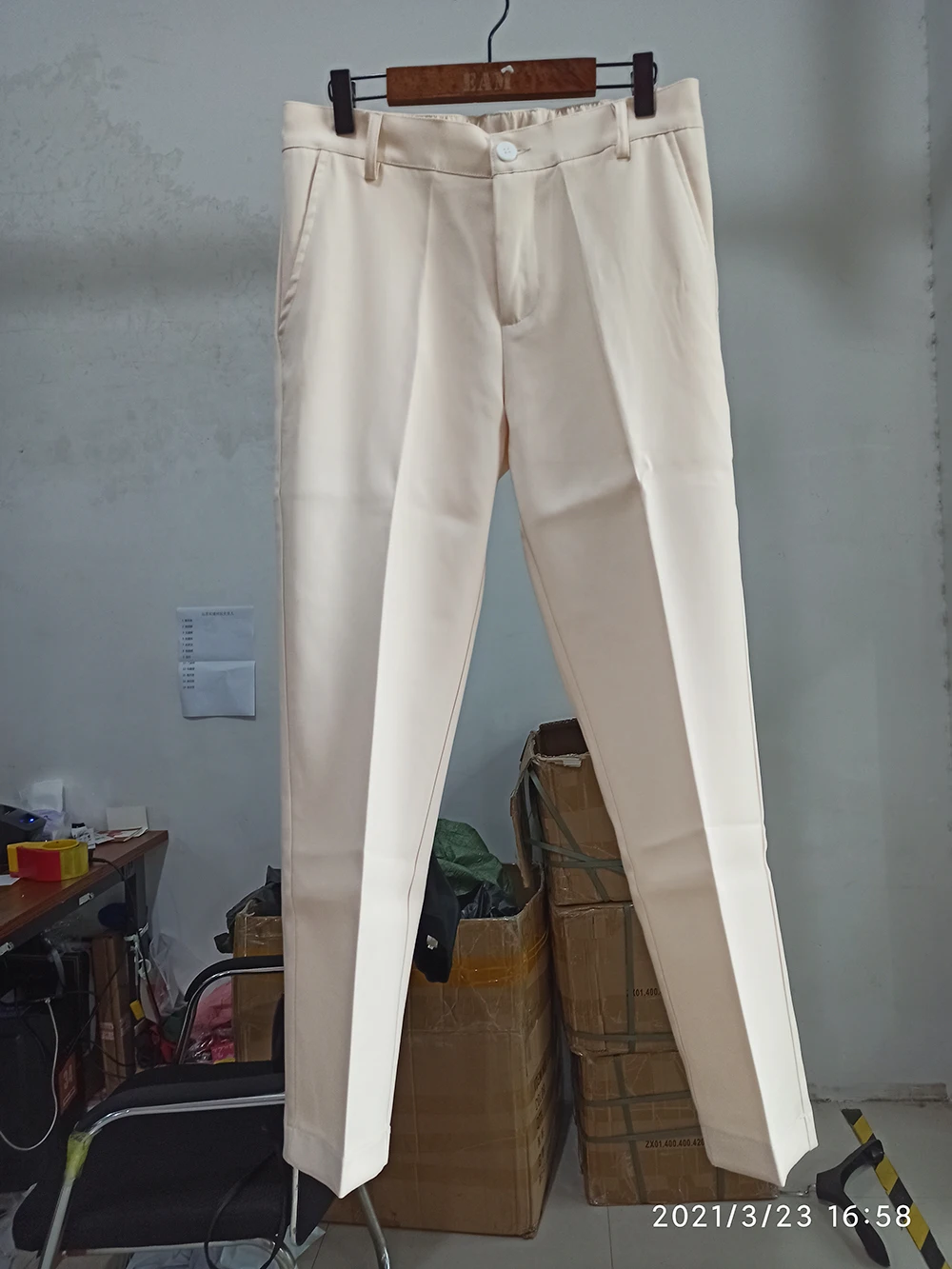 

IEFB /men's clothing Autumn Korean pendant suit pants men straight 2021 ankle-length pants casual black fashion trousers 9Y3975